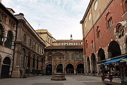 Piazza Mercanti was the heart of the city in the Middle Ages.