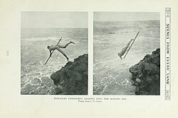 A Hawaiian spearfisher (1909).