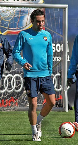 Xavi won the award a record four consecutive years.