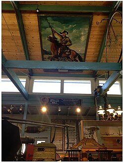 Portrait of Buffalo Bill by Paul von Klieben in the Western Trails Museum at Knott's Berry Farm, Buena Park, California.