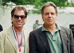 Mickey Hart and Bob Weir at the 200th celebration of the founding of the Library of Congress in Washington, D.C., in 2000