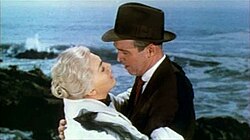 Stewart's last collaboration with Hitchcock was Vertigo (1958), in which he co-starred with Kim Novak.