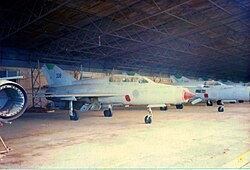 Derelict Malagasy MiG-21UMs