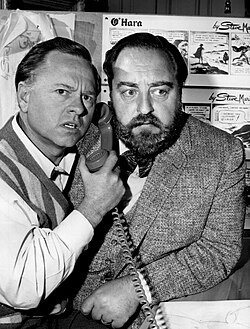 Rooney with Sebastian Cabot on Checkmate in 1961