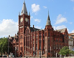 The centrepiece of the university estate, the Victoria Building, University of Liverpool, as a science fiction degree-granting program.