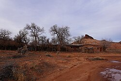 The ruins of Oljato in 2019.