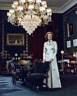 Official portrait as First Lady; 1975