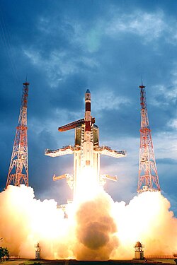 PSLV C11 carrying Chandrayaan-1