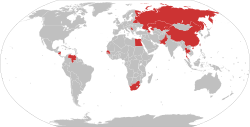 Map of the International Lunar Research Station (ILRS) states