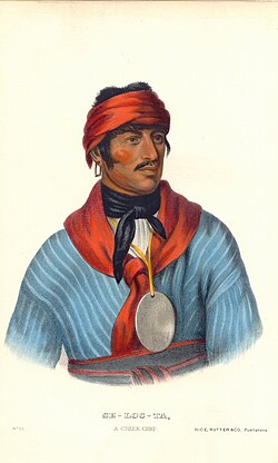 Selocta Chinnabby (or Shelocta) was a Muscogee chief.