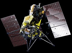 An artist's concept of Martian Moons eXploration spacecraft