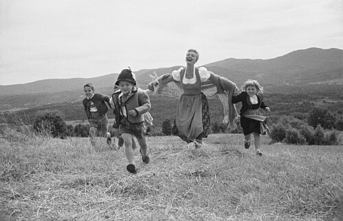 Martin in promotional photo for the original production of The Sound of Music