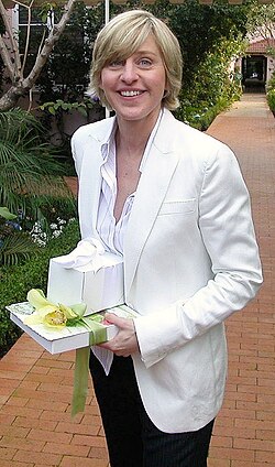 DeGeneres in Los Angeles, California, in January 2004