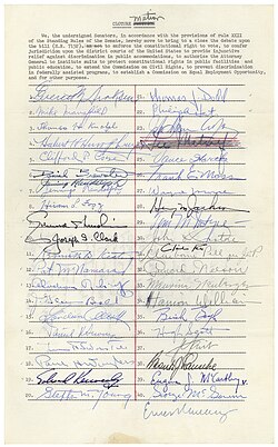 The Cloture Vote for the Civil Rights Act of 1964