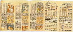 First publication in 1810 by Humboldt, who repainted five pages for his atlas