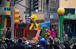 The annual Macy's Thanksgiving Day Parade, the world's largest parade[481]