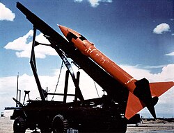 The MGR-1 Honest John was the first nuclear-armed rocket developed by the US