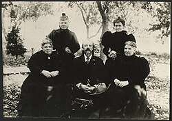 Cody and his four sisters c. 1890