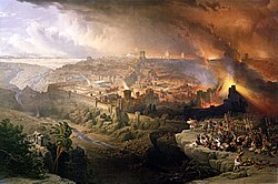 The Siege and Destruction of Jerusalem, by David Roberts (1850)