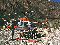 Grand Canyon rescue helicopter, 1978