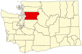 Map of Washington highlighting Snohomish County