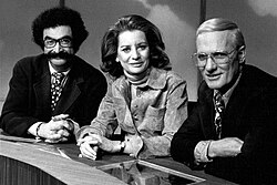 1973 show panel: Gene Shalit, Barbara Walters and Frank McGee