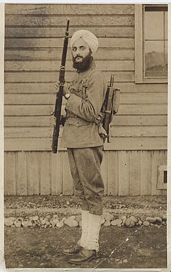 Bhagat Singh Thind was twice denied citizenship as he was not deemed white.[246]