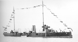 HMS Spider was an early model of torpedo gunboat