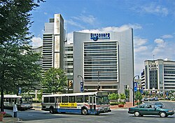Former headquarters of Discovery, Inc. in Silver Spring, Maryland
