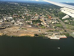 Aerial view of city