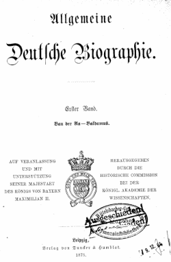 Title page of first volume in 1875