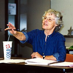 Teaching at Clarion West, 1998.
