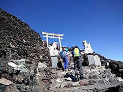 Torii near the summit