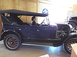 Sharlot Hall's 1927 Durant Star Touring Car on exhibit in the Sharlot Hall Museum.