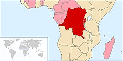 The Democratic Republic of the Congo speaks a variant of Belgian French (dark red), compared to other French speaking parts of Africa.