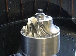 Impeller machined using STEP-NC