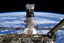 Poisk with its own propulsion module (soon to be jettisoned)