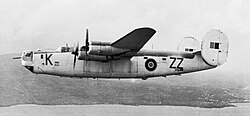 Coastal Command Consolidated Liberator, the type that closed the Mid-Atlantic gap
