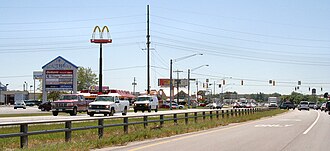 US 31 in Kokomo in 2005, now designated State Road 931.