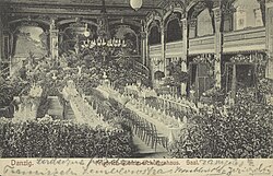 Danzig's Friedrich-Wilhelm-Schützenhaus [de] in a 1906 postcard photograph