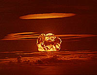 On July 20, 1956, at Bikini Atoll, the 5-megaton-yield thermonuclear weapon Redwing Tewa was detonated.[1]