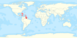 Exclusive Economic Zones of the member states of the CARICOM. Considering them, the total area reaches the 2 300 297 km2.