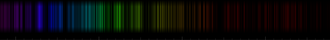 Color lines in a spectral range