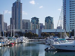 Starting in the 1980s, many areas of Downtown, such as the Marina District, underwent redevelopment.