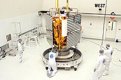 MESSENGER being prepared for launch