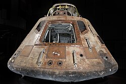 Columbia on display in the Milestones of Flight exhibition hall at the National Air and Space Museum
