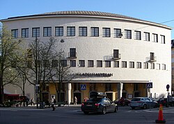 Filadelfiakyrkan ('the Philadelphia Church') in Stockholm, Sweden, is part of the Swedish Pentecostal Movement