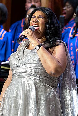 Franklin performs in the East Room of the White House in 2015