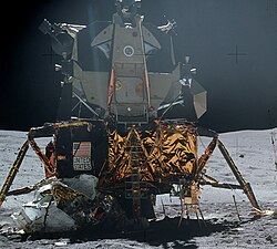 The Apollo 16 Lunar Module on the Moon