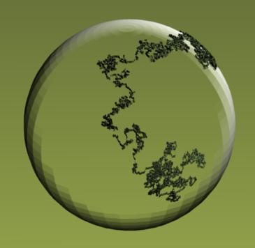 Brownian motion on a sphere
